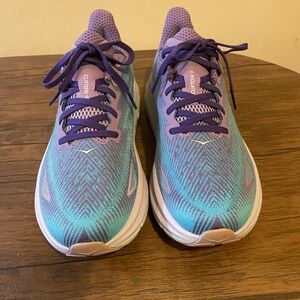 Hoka One One Women's Athletic Shoes in Purple and Teal